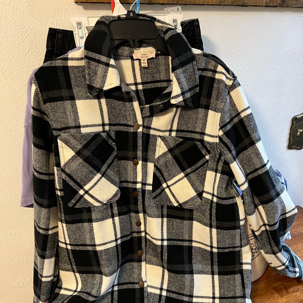 Camo vintage flannel from Sam’s medium
